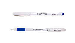 Ручка гелева SYMPHONY,  0.5 мм, гум. грип, сині чорнила