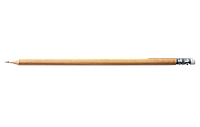 Олівець графітовий L2U, HB, дерев'яний корпус, з гумкою