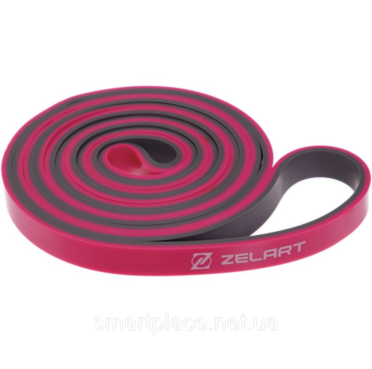 Резина для подтягиваний двухслойная 6-16кг розовая / Прочная фитнеса ...