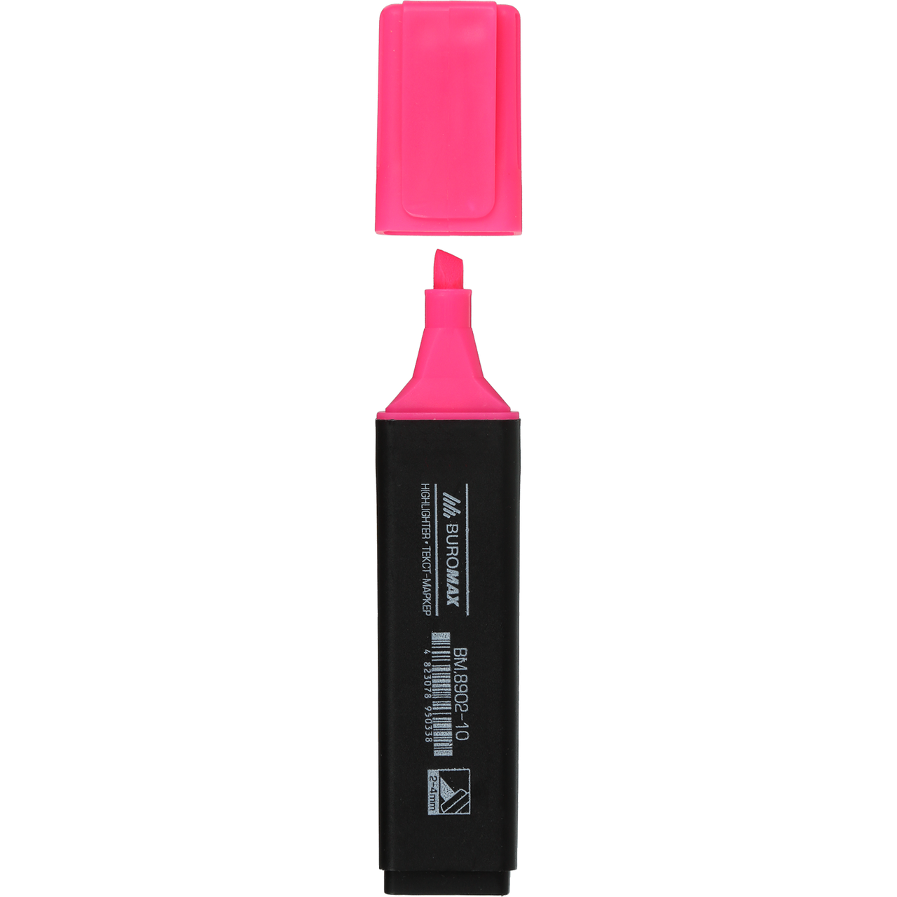 Текст-маркер, рожевий,  JOBMAX, 2-4 мм, водна основа, фото 1