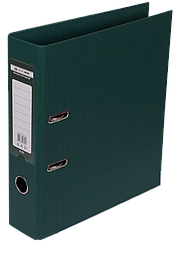 Папка-реєстратор двостороння ELITE, А4, ширина торця 70 мм, темно-зелена