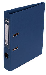 Папка-реєстратор двостороння ELITE, А4, ширина торця 50 мм, темно-синя