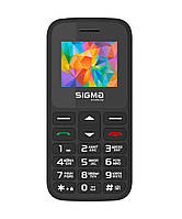 Кнопочный телефон бабушкофон Sigma mobile Comfort 50 HIT 2020 black (UA UCRF)