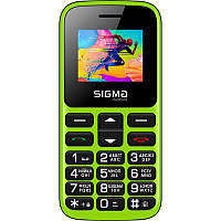Кнопочный телефон бабушкофон Sigma mobile Comfort 50 HIT 2020 green (UA UCRF)