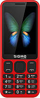 Кнопочный телефон Sigma mobile X-style 351 LIDER Red (UA UCRF)