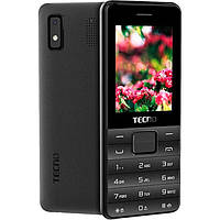 Кнопочный телефон Tecno T372 TripleSIM Black (4895180746833) (UA UCRF)