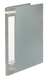 Папка пластикова з 20 файлами, JOBMAX, А4, сіра