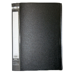 Папка пластикова з 30 файлами, JOBMAX, А4, чорна