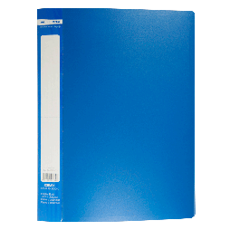 Папка пластикова з 30 файлами, JOBMAX, А4, синя