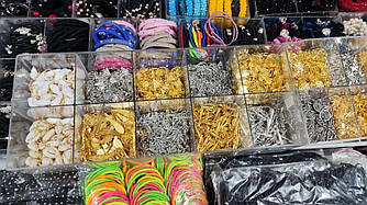 Кільця для волосся (пірсинг) з підвіскою 1 шт. Колір товару та декор уточнюйте у менеджера перед замовленням