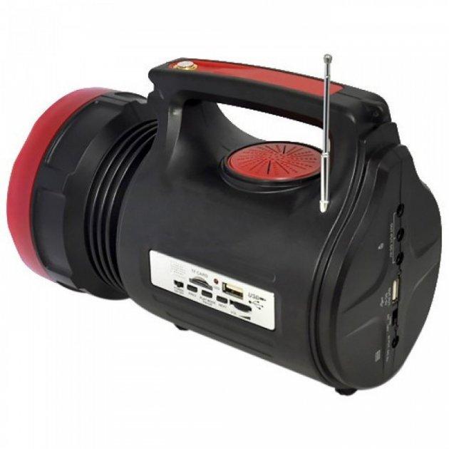 Переносной фонарь-прожектор павербанк радио LUXURY YJ-2890 |10W/FM/power bank/3хOUT4V/ЗП220В/3реж| Черный - фото 5 - id-p1661430469