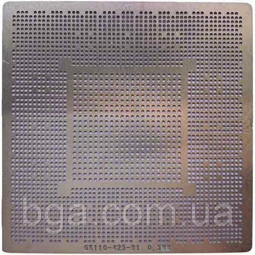 Pochoir BGA GA106-300-A1 Pour Carte Graphique GPU - Réparation Et Reballing Composants