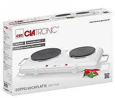 Електроплита Clatronic DKP 3583 2 конфорки 2500W біла