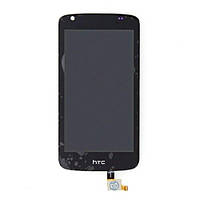 Дисплей HTC 326G Desire + сенсор чёрный