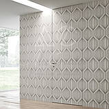 Приховані двері ґрунт під шпалери на 3 петлі, відкривання на себе, фото 4