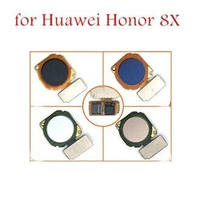 Шлейф Huawei Honor 8X, с сканером отпечатка пальца, чёрного цвета
