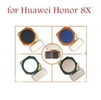 Шлейф Huawei Honor 8X, с сканером отпечатка пальца, чёрного цвета - фото 1 - id-p1661433237