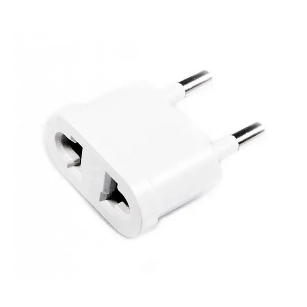 Переходник Сетевой Евро 220v (с Американской на Европейскую) White ...