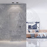 Приховані двері ґрунт під штукатурку на 2 петлі, відкривання на себе, фото 6