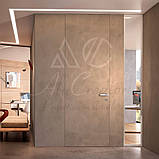 Приховані двері ґрунт під штукатурку на 3 петлі, відкривання на себе, фото 6