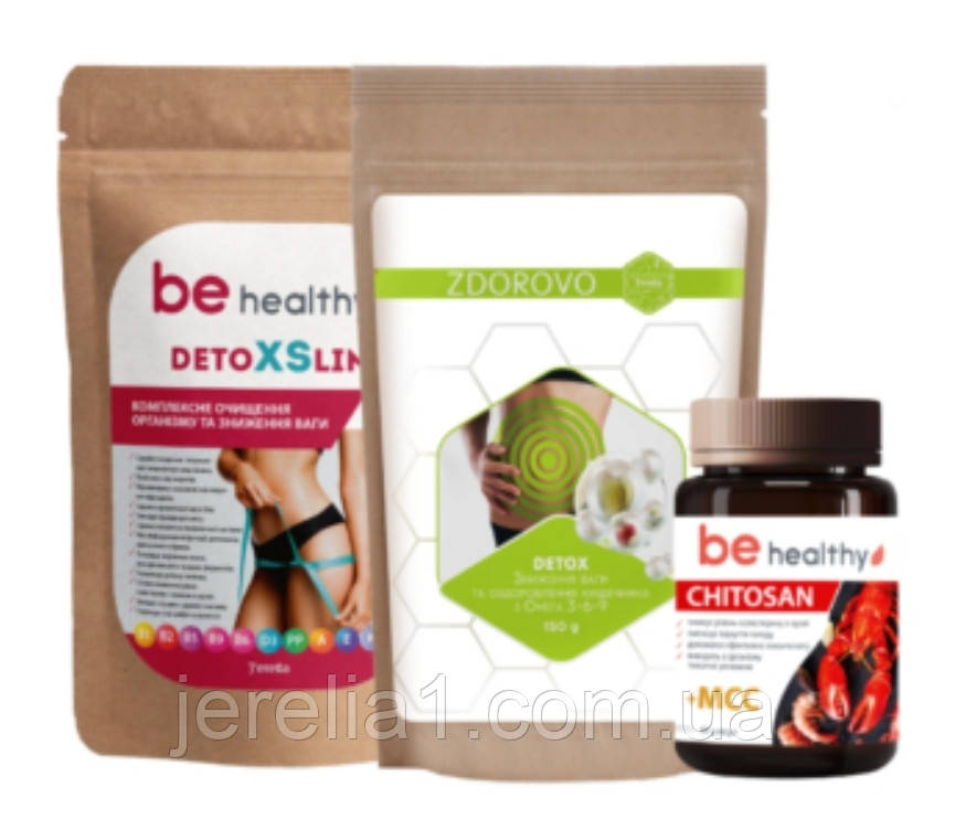 Набір «DETOXSLIM+DETOX з хітозаном» для схуднення, фото 1