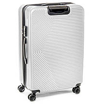 Дорогенька Чемодан 31 ABS-пластик 804 Т1 white, фото 6