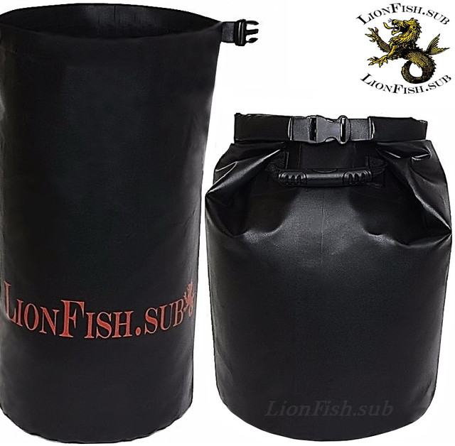 Гермомешок Сумка - Баул от производителя LionFish.sub для Вещей, Снаряжения, Рыбы. ПВХ