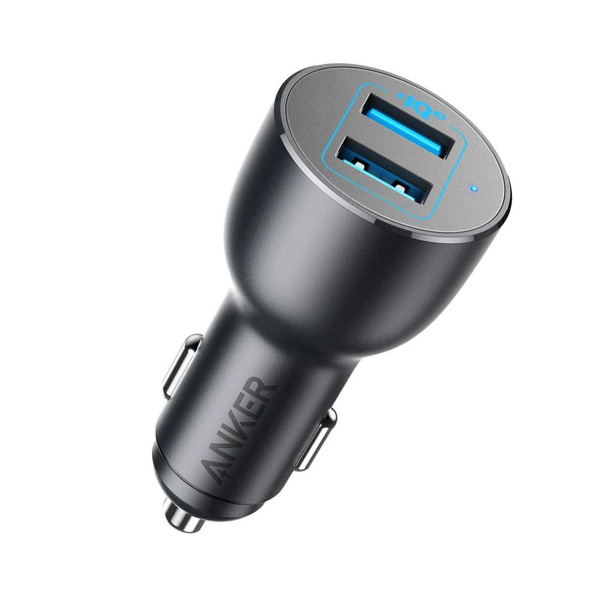 Автомобільний зарядний пристрій Anker PowerDrive III 36 W 2*USB QC 3.0