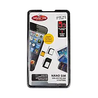 Переходник для слота SIM-карт Noosy nanoSIM = microSIM = SIM White