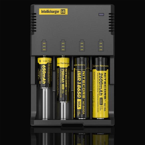 Універсальний зарядний пристрій Nitecore Intellicharger i4 Для Li ion, Ni-Cd і Ni-Mh