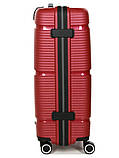 Валіза Snowball середня M поліпропілен червона 67х45х26см/65л/2.6кг, фото 5