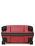 Валіза Snowball середня M поліпропілен червона 67х45х26см/65л/2.6кг, фото 7