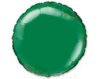 Фольгированный шар Круг Зеленый 18' Flexmetal