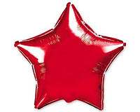 Фольгированный шар Звезда Красная 18' Flexmetal