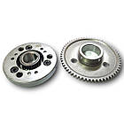 Бендикс стартера обгонна муфта квадроцикла 157 162 скутера ATV 150 200 куб см 3 ролики 60 зубів, фото 2