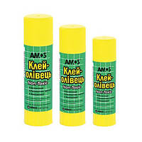 Клей-олівець Amos 260066, PVP, 8 г