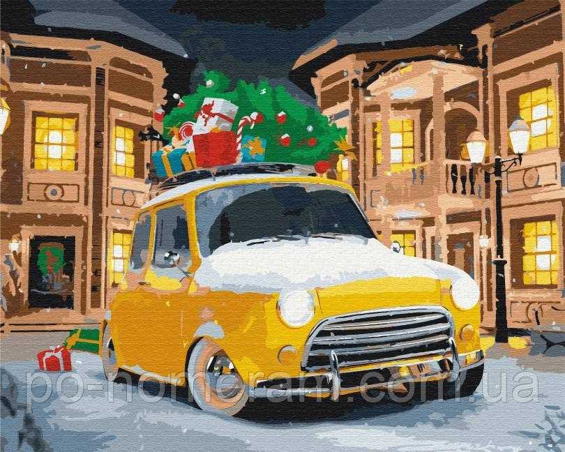 Акційна Картина по цифрам BrushMe Доставка свята (BS52733) 40 х 50 см, фото 1