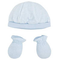 Набор шапка-царапки для новорожденного мальчика Mayoral 1 мес.