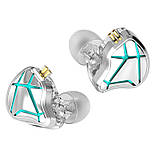 Динамічні навушники KZ ESX 10th Anniversary Special Edition з мікрофоном (Сірий), фото 2