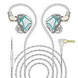 Динамічні навушники KZ ESX 10th Anniversary Special Edition з мікрофоном (Сірий), фото 4