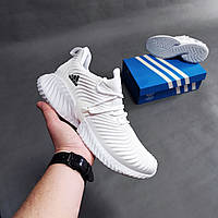 Чоловічі кросівки Adidas Alphabounce білі StremovskiyShoes