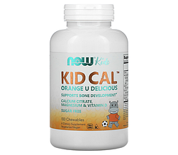 Вітаміни для дітей NOW Foods Kid Cal 100 Chewables