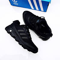 Зимові чоловічі кросівки Adidas чорні StremovskiyShoes