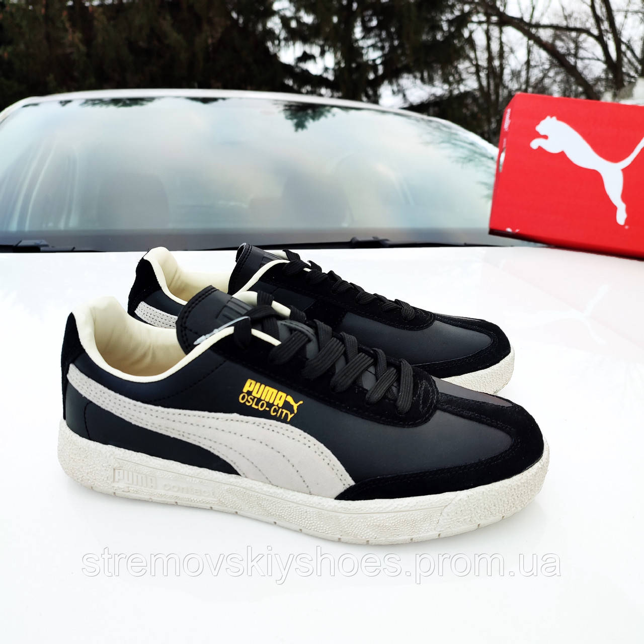 Чоловічі кросівки Puma Oslo-City чорні StremovskiyShoes - фото 5 - id-p1661630041