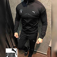 Чоловічий спортивний костюм Puma Ferrari чорний StremovskiyShoes