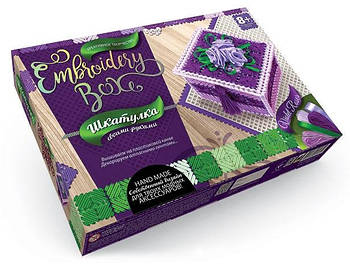 Набір для творчості DankoToys DT EMB-01-03 Скринька-вишивка гладдю Embroidery Box
