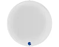 Фольгированный шар Сфера Grabo, цвет - пастель белая