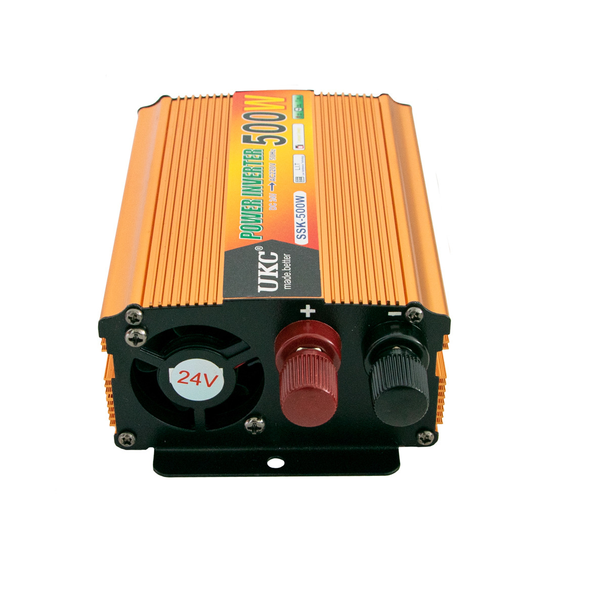 Перетворювач напруги в авто UKC Power Inverter SSK-500W інвертор автомобільний 24V/220V 500W трансформатор - фото 5 - id-p1661637257