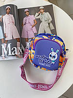 Фиолетовая сумка с зайчиком "YOME KIDS" 1821 Фиолетовый