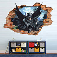 Интерьерная наклейка на стену Бэтмен Oracal размер 96х64см